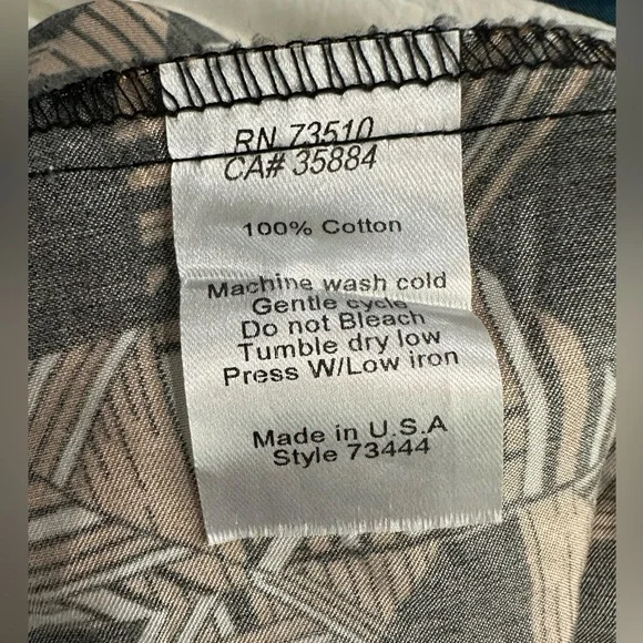 NWT Uncle Frank Retro Print Shift Dress Small 100% Cotton Made in USA - Picture 6 of 13